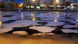 Выходить на лёд в Астрахани пока опасно