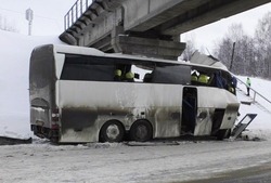 Пострадавших под Рязанью пассажиров доставят в Астрахань другим автобусом 