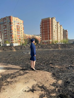 Из-за пожара в микрорайоне Казачий прокуратура проводит проверку