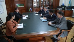 Игорь Бабушкин обсудил перспективы сотрудничества с новым консулом Туркменистана в Астрахани
