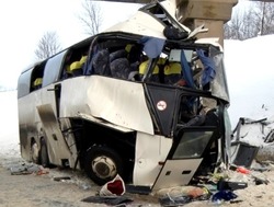 Из Рязанской области доставили тела погибших пассажиров автобуса Москва - Астрахань