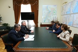 Астраханский губернатор встретился с министром юстиции РФ 