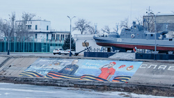 В центре Астрахани создали «Граффити Победы»