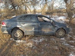 В Астраханской области при опрокидывании иномарки пострадали два человека 